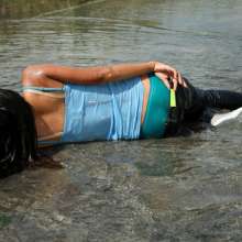 Owen: Jazz Soaks Her Jeans!  Photos