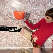 RevSlymsford: Kaydens Ruins Clothes With Custard, Goes Naked + Wanks