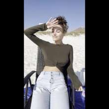 Splat Network: Kylie Frosted on the Beach