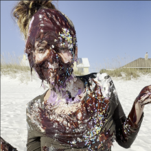 Splat Network: Kylie Frosted on the Beach