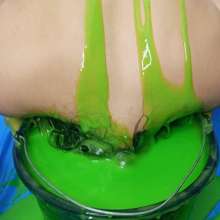 Wam Bagheera Studio: Mabel Sexy Bikini Head Dunking Green and Black Gunge