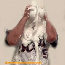 starmanteam: I lost a baseball bet... so, I get pied and slimed again thanks to the Mets