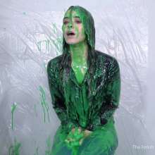 Miss Nicole: Meredith Blasted With Green Gunge, Fake Cum and Pies