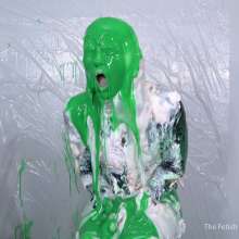 Miss Nicole: Meredith Blasted With Green Gunge, Fake Cum and Pies