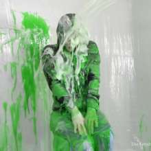 Miss Nicole: Meredith Blasted With Green Gunge, Fake Cum and Pies