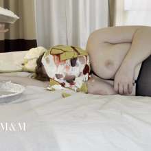 Messy MM: Messy M&M Sleepy Pie Blowjob, Cake Sitting, and Fucking