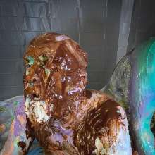 MissNoire - EffToy: Messy Sissy Pegging and Cum Eating--Double Wammy