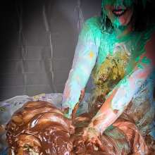 MissNoire - EffToy: Messy Sissy Pegging and Cum Eating--Double Wammy