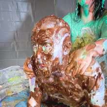 MissNoire - EffToy: Messy Sissy Pegging and Cum Eating--Double Wammy