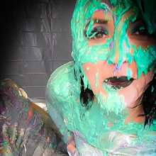 MissNoire - EffToy: Messy Sissy Pegging and Cum Eating--Double Wammy