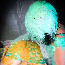 MissNoire - EffToy: Messy Sissy Pegging and Cum Eating--Double Wammy