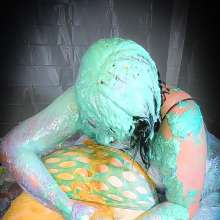 MissNoire - EffToy: Messy Sissy Pegging and Cum Eating--Double Wammy