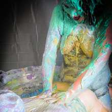 MissNoire - EffToy: Messy Sissy Pegging and Cum Eating--Double Wammy