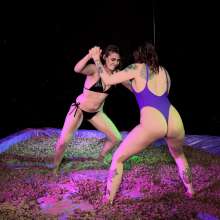 Nostalgic Erotica Prod: Mia Hope Vs Faith Mud Wrestling