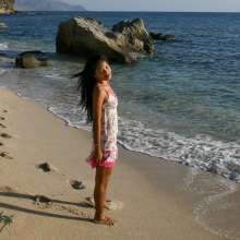 Owen: Mitch Hits the Beach in Lingerie!  Photos