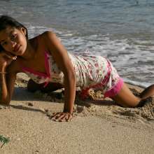 Owen: Mitch Hits the Beach in Lingerie!  Photos