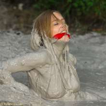 dlodoski: Star, Bound and Gagged in Clay--Photos
