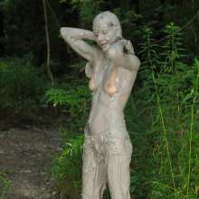 dlodoski: Star, Bound and Gagged in Clay--Photos