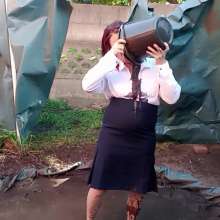 Thefetishgirl: Mud down My Blouse