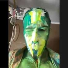 MessyGuys: Nico Plays with His Feet and Covers in 5 Jars of Paint