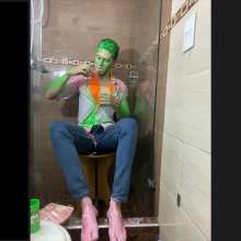 MessyGuys: Nico Plays with His Feet and Covers in 5 Jars of Paint