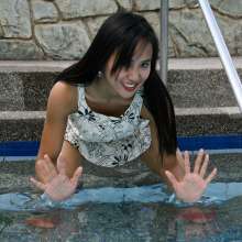 Owen: Nina, Sexy in a Wet Dress--Photos