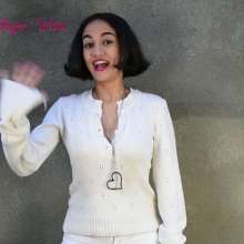 AngieWAM: Pied in White: a very old one from the treasures chest