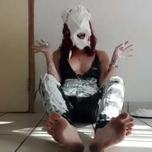 Thefetishgirl: Pies in PVC Body Suit
