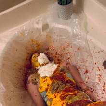 Slimed Models: Scarlett Made Into Nachos
