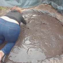 Darkabyss445: Unseen Power: Condemned in Denim to Muddy Humiliation