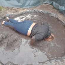 Darkabyss445: Unseen Power: Condemned in Denim to Muddy Humiliation