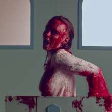 Gater: Music Video find: red paint gunging in Witch Fever's "In Birth"
