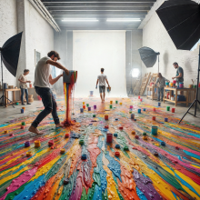 Bobographer: Francesca and the paint--part two