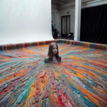 Bobographer: Francesca and the paint--part four--in the pit