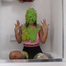 Slimed Models: 10 Girls, 10 Green Slimes, Name Your Price