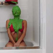 Slimed Models: 10 Girls, 10 Green Slimes, Name Your Price