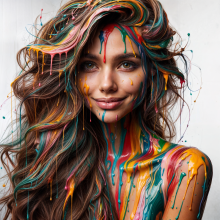 Bobographer: Francesca and the paint--part one