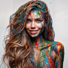 Bobographer: Francesca and the paint--part one