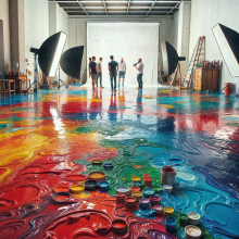 Bobographer: Francesca and the paint--part two