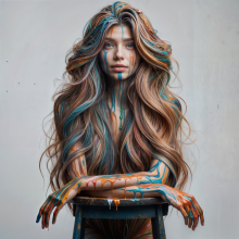 Bobographer: Francesca and the paint--part one