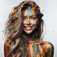 Bobographer: Francesca and the paint--part one