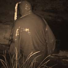 Swamp Angel: 86 Ir Latex Mask and Leather Skirt Mud Bath