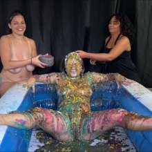 RevSlymsford: Angela Fails The Challenge: Strip + Humiliating Mess Forfeit