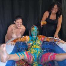 RevSlymsford: Angela Fails The Challenge: Strip + Humiliating Mess Forfeit