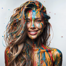 Bobographer: Francesca and the paint--part one