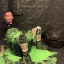 messytradie: Big Bucket Of Green Gunge