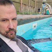 zave66: Caught Me Suited in the Pool Again