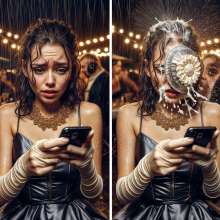 Sleazoid44: Texting at a Party