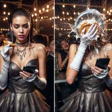 Sleazoid44: Texting at a Party