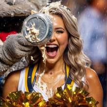Sleazoid44: Cheerleaders Pied #2: By Mascots